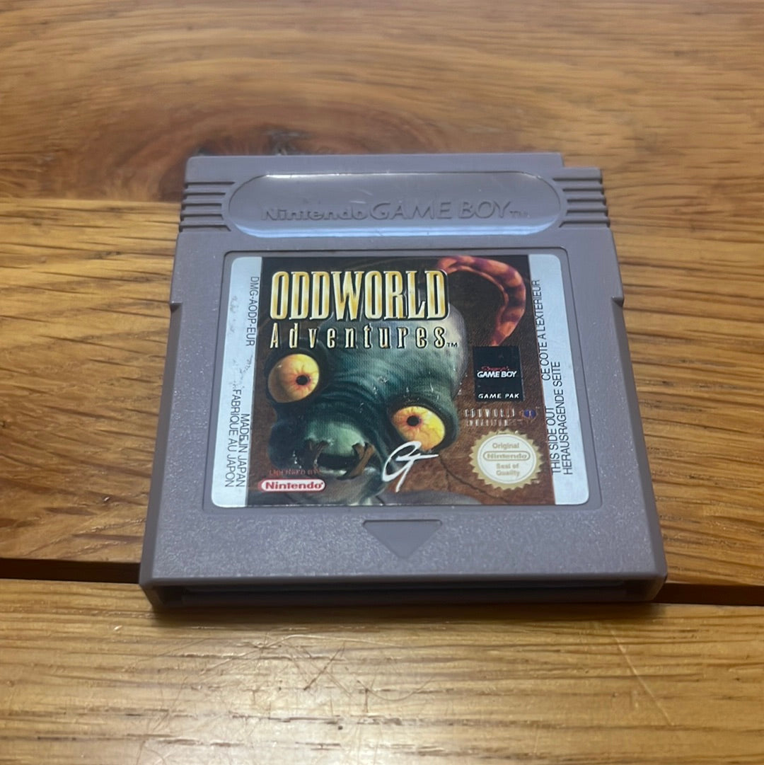 Oddworld Adventures Nintendo Game Boy Cart Only Oddworld Adventures Nintendo Game Boy Cart Only